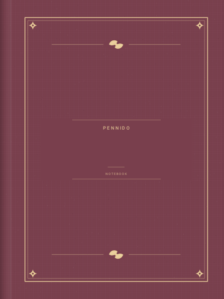 Burgundy archive — Notebook covers