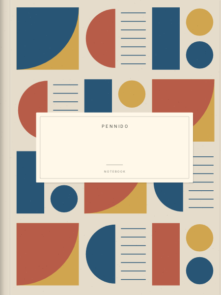 Bauhaus 02 — Notebook covers