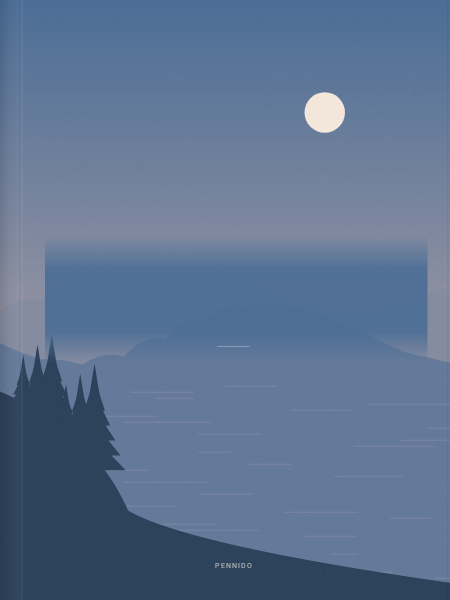 Blue hour — Notebook covers
