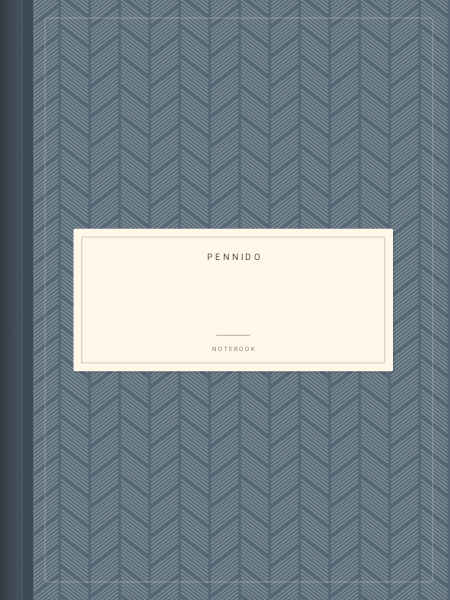 Midnight weave — Notebook covers