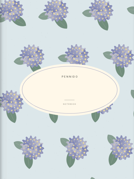 Hydrangea garden — Notebook covers