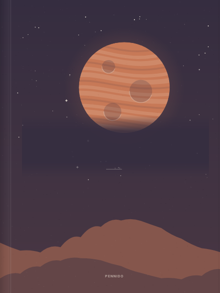 Mars — Notebook covers
