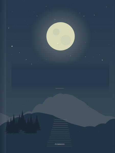 Moonlight — Notebook covers
