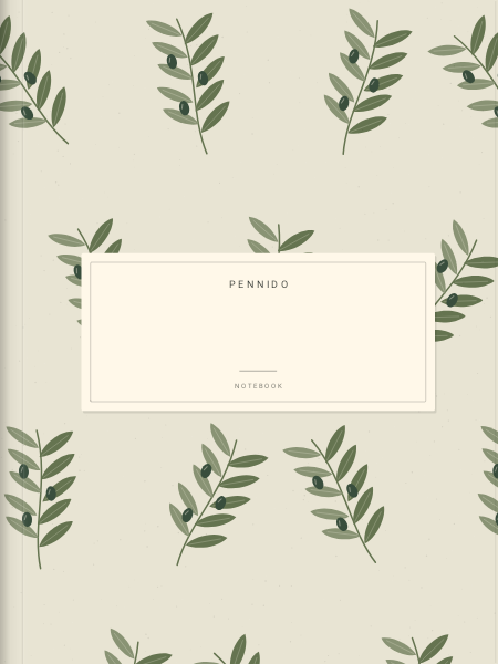 Olive branch — Notebook covers