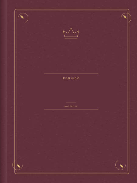 Royal burgundy — Notebook covers