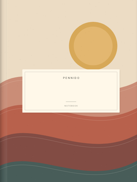 Sunset — Notebook covers
