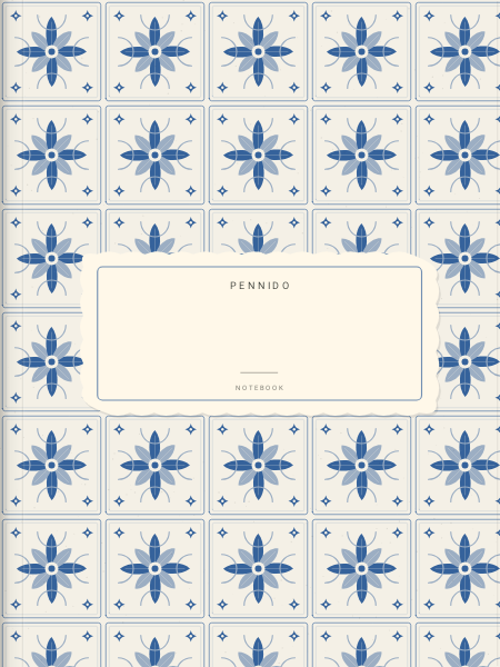 Blue tile — Notebook covers