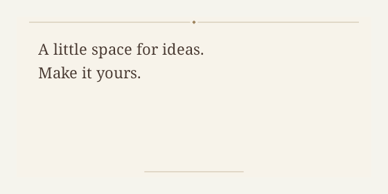 Chapter — Text box designs