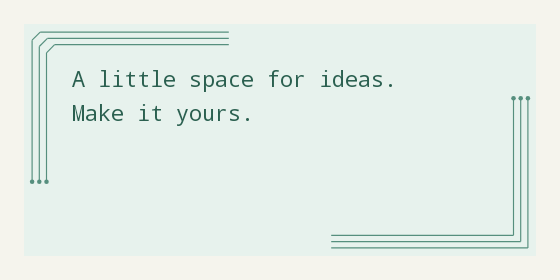 Circuit trace — Text box designs