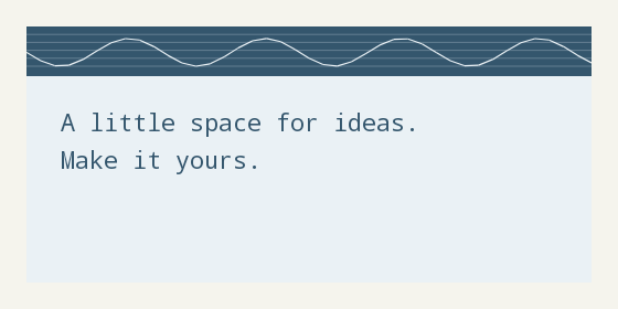 Wave signal — Text box designs
