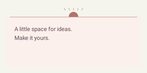 Sunrise — Text box designs