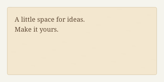 Parchment — Text box designs