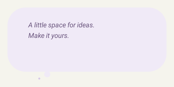 Thought bubble — Text box designs